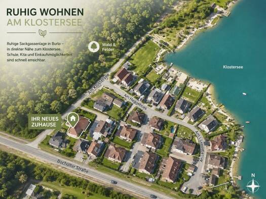 Wohnung zur Miete 900 € 3 Zimmer 97 m² Geschoss 1/3 frei ab 01.12.2026 Borkenwirthe/Burlo Borken 46325