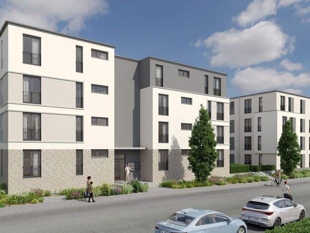 Wohnung zum Kauf - Erstbezug provisionsfrei 299.900 € 2 Zimmer 64,4 m² 1. Geschoss Adolf-Reichwein-Straße 15 Niederrodenbach Rodenbach 63517