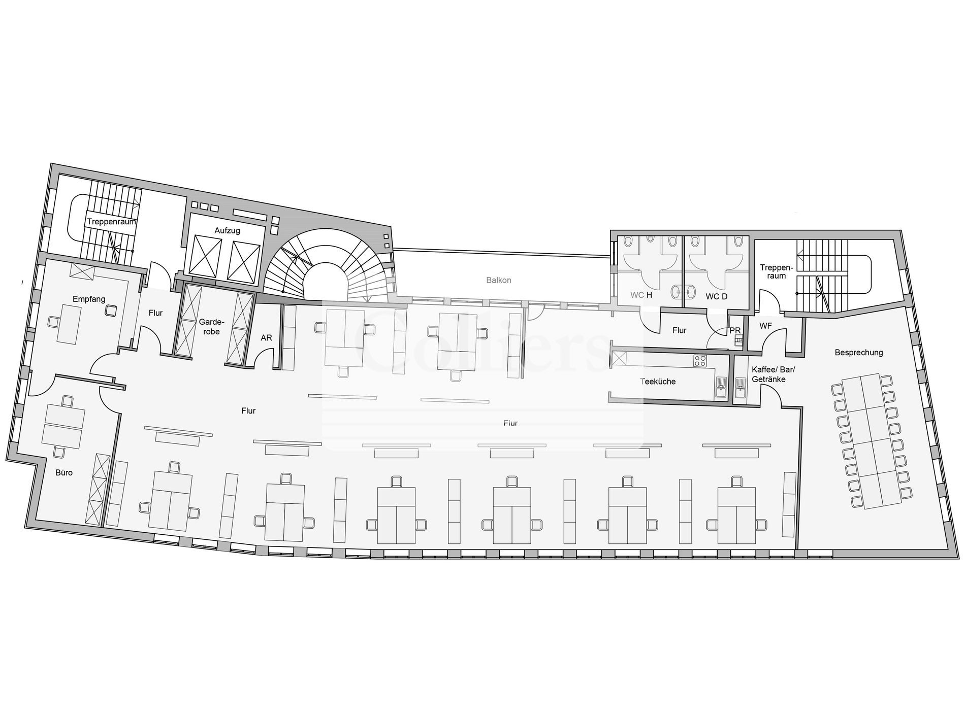 Bürofläche zur Miete 12,50 € 402 m²<br/>Bürofläche ab 143 m²<br/>Teilbarkeit Altstadt / St. Lorenz Nürnberg 90402