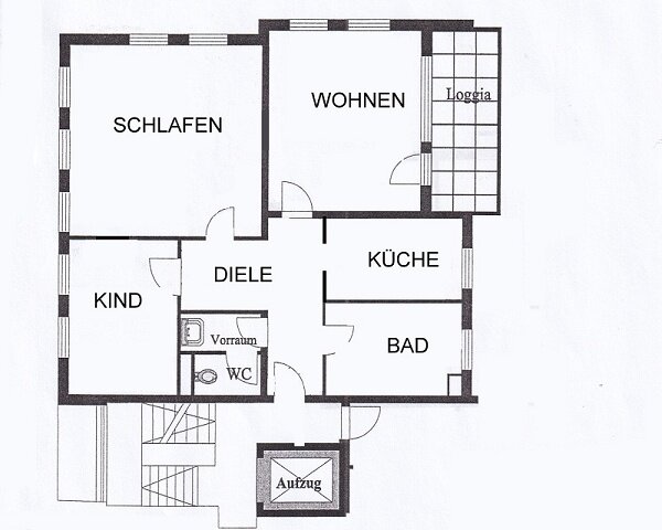 Wohnung zum Kauf 69.900 € 3 Zimmer 100 m²<br/>Wohnfläche 1.<br/>Geschoss ab sofort<br/>Verfügbarkeit Auerbach Auerbach 08209