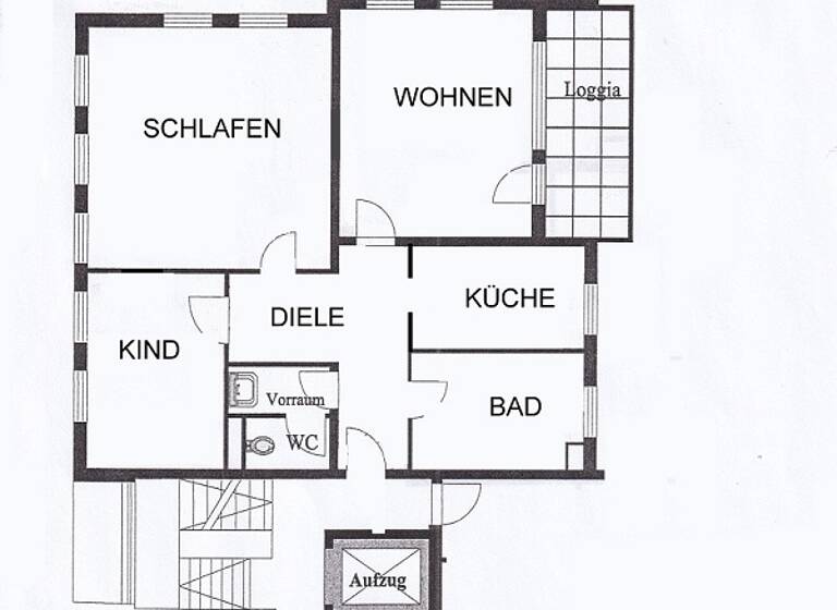 Wohnung zum Kauf 69.900 € 3 Zimmer 100 m²<br/>Wohnfläche 1.<br/>Geschoss ab sofort<br/>Verfügbarkeit Auerbach Auerbach 08209