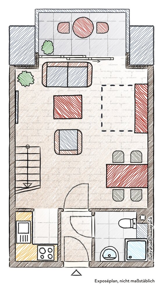 Maisonette zum Kauf 165.000 € 1,5 Zimmer 30,1 m²<br/>Wohnfläche EG<br/>Geschoss Garding 25836