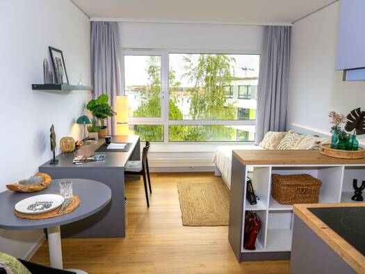 Wohnung zur Miete 736 € 1 Zimmer 19,7 m² 2. Geschoss frei ab 01.10.2026 Altenhöferallee 30 Kalbach-Riedberg Kalbach-Riedberg 60438