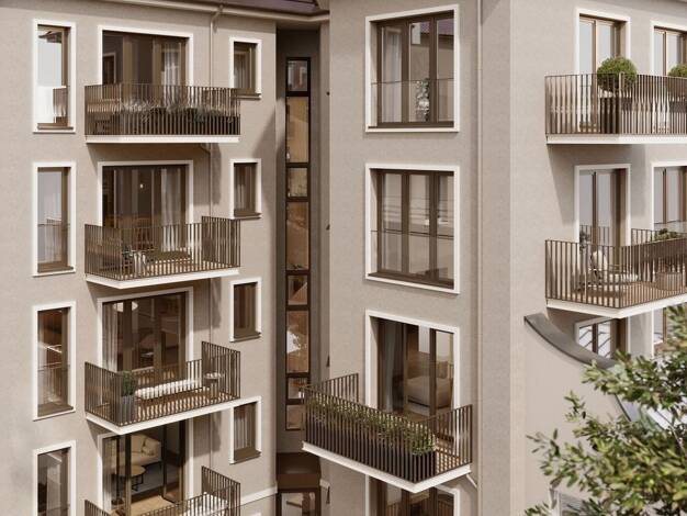 Wohnung zum Kauf - Neubau provisionsfrei 1.790.000 € 2 Zimmer 82,3 m² 3. Geschoss Bismarckstraße 26 Schwabing-Freimann München 80803