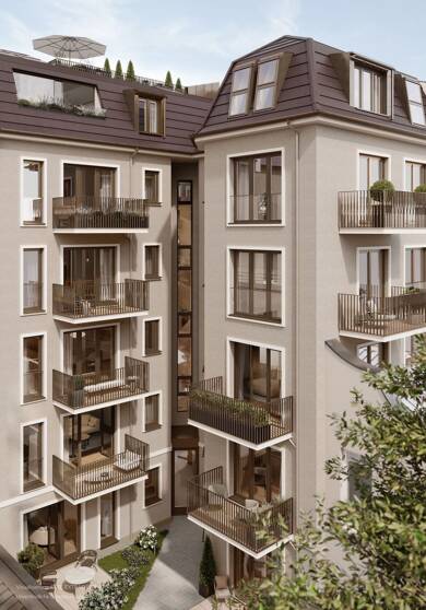Wohnung zum Kauf - Neubau provisionsfrei 1.790.000 € 2 Zimmer 82,3 m² 3. Geschoss Bismarckstraße 26 Münchener Freiheit München 80803