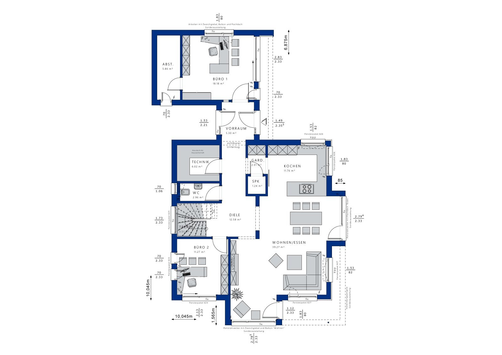 Einfamilienhaus zum Kauf 1.448.362 € 6 Zimmer 203 m²<br/>Wohnfläche 1.500 m²<br/>Grundstück Kitzeberg Heikendorf 24226