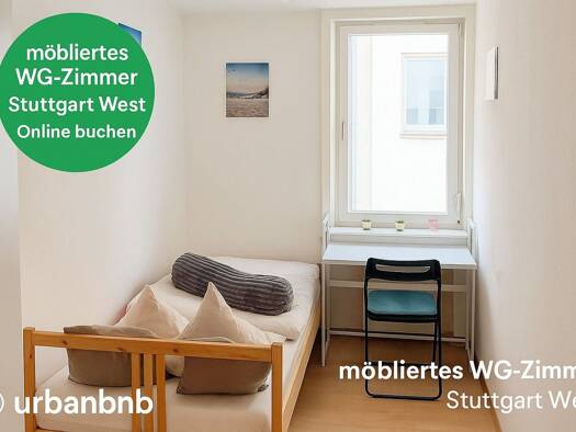 WG-Zimmer zur Miete auf Zeit 470 € 8 m² frei ab 30.04.2027 Forststraße West West 70193