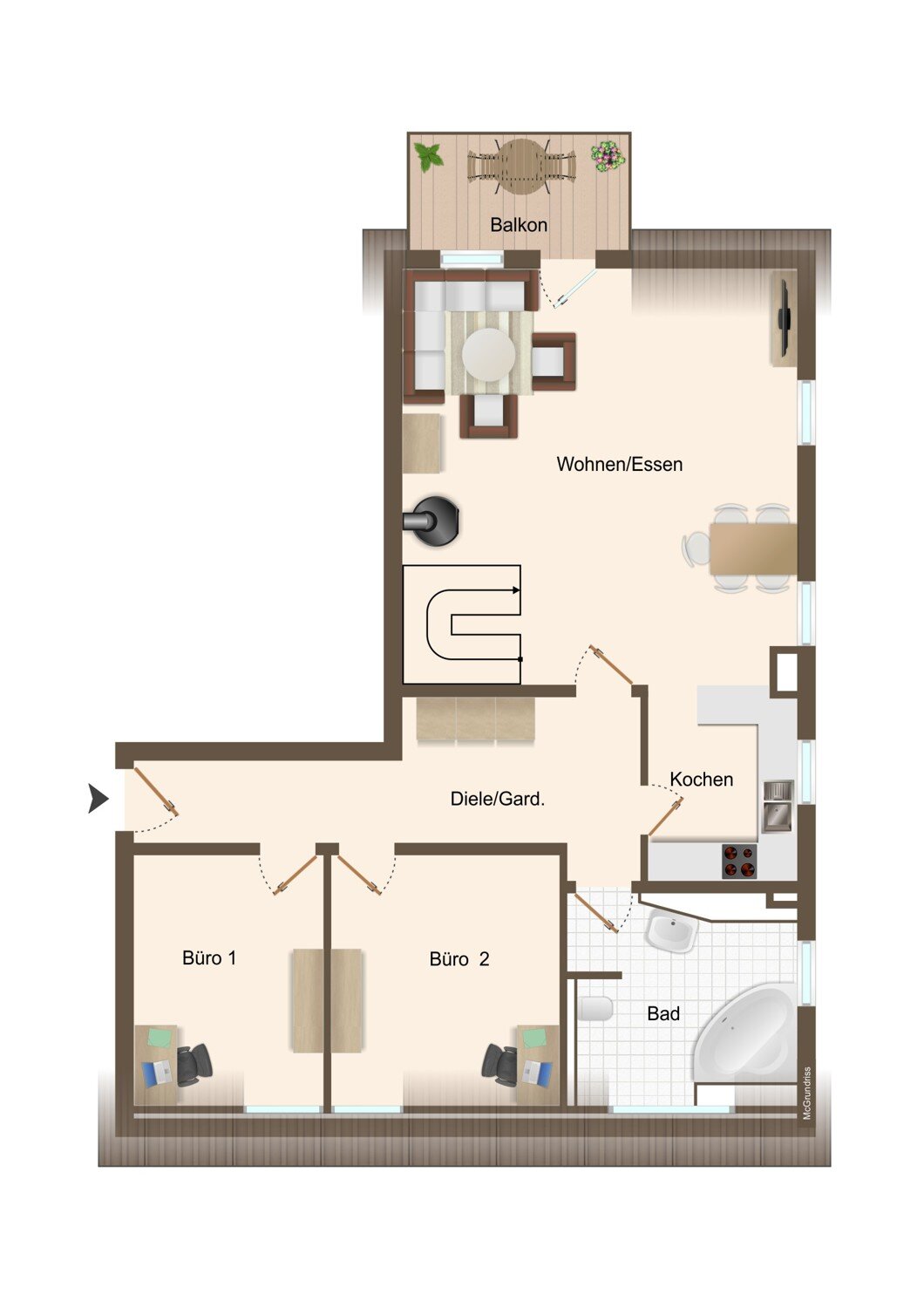 Maisonette zur Miete 1.600 € 4 Zimmer 129 m²<br/>Wohnfläche 01.02.2025<br/>Verfügbarkeit Hetzenhausen Hetzenhausen / Massenhausen 85376