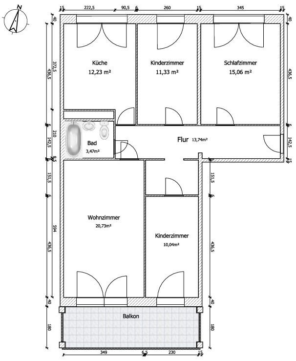 Wohnung zur Miete 738 € 4 Zimmer 92,2 m²<br/>Wohnfläche 7.<br/>Geschoss 15.05.2025<br/>Verfügbarkeit Alte Salzstraße 100 Grünau - Ost Leipzig 04209