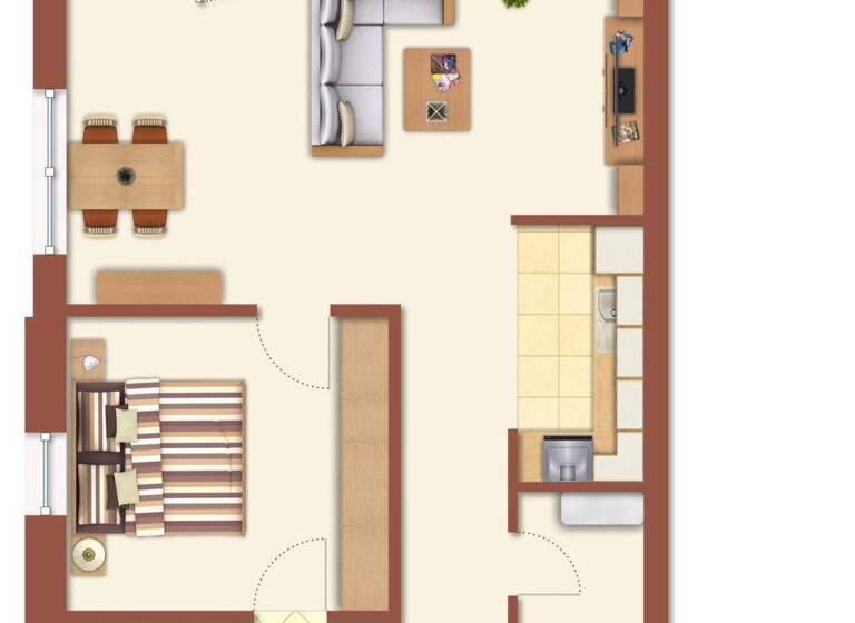 Wohnung zur Miete - Erstbezug 865 € 2 Zimmer 75,2 m² 2. Geschoss frei ab sofort Spalt 91174