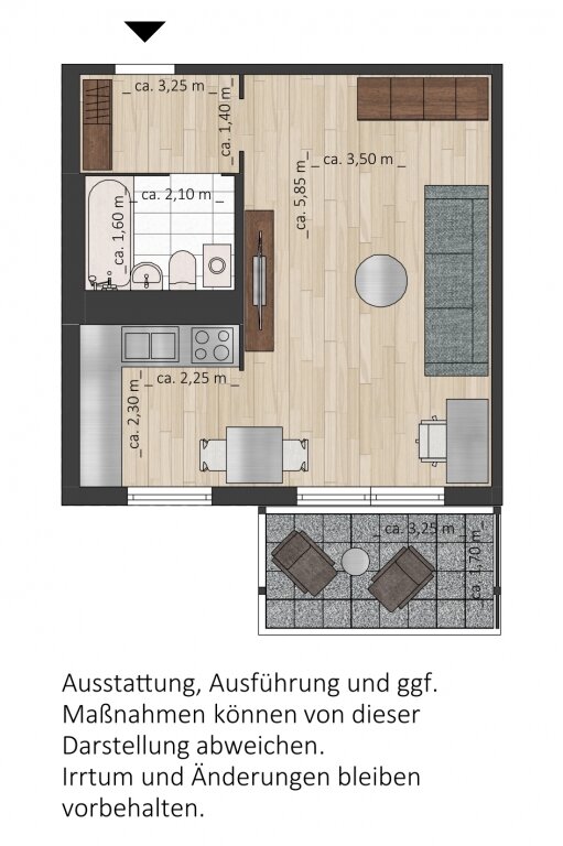 Wohnung zur Miete 320 € 1 Zimmer 35 m²<br/>Wohnfläche 5.<br/>Geschoss 01.05.2025<br/>Verfügbarkeit Pestalozzistraße 1 Innerstädtischer Bereich Süd 31 Dessau-Roßlau 06842