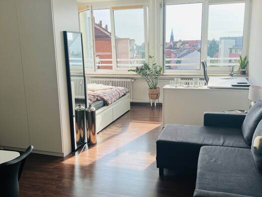Wohnung zur Miete 430 € 1 Zimmer 32,1 m² 4. Geschoss frei ab 01.11.2026 Schweiggerstraße 2 Glockenhof Nürnberg 90478