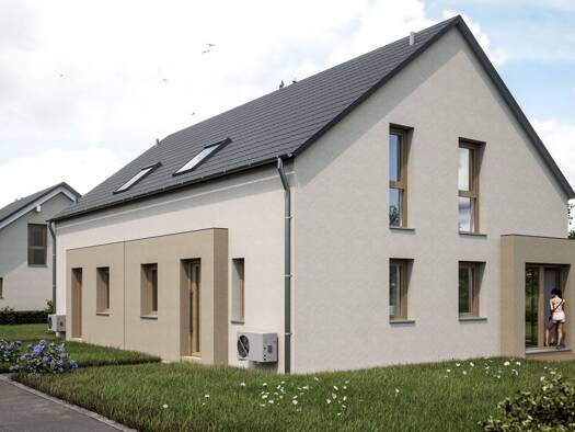 Doppelhaushälfte zum Kauf provisionsfrei 379.370 € 5 Zimmer 101 m² 230 m² Grundstück frei ab sofort Otto-Nagel-Strasse Teutschenthal Teutschenthal 06179