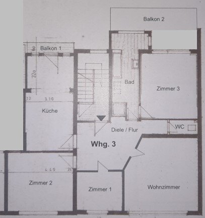 Wohnung zur Miete 1.030 € 4 Zimmer 111 m²<br/>Wohnfläche 1.<br/>Geschoss Mörsch Rheinstetten 76287