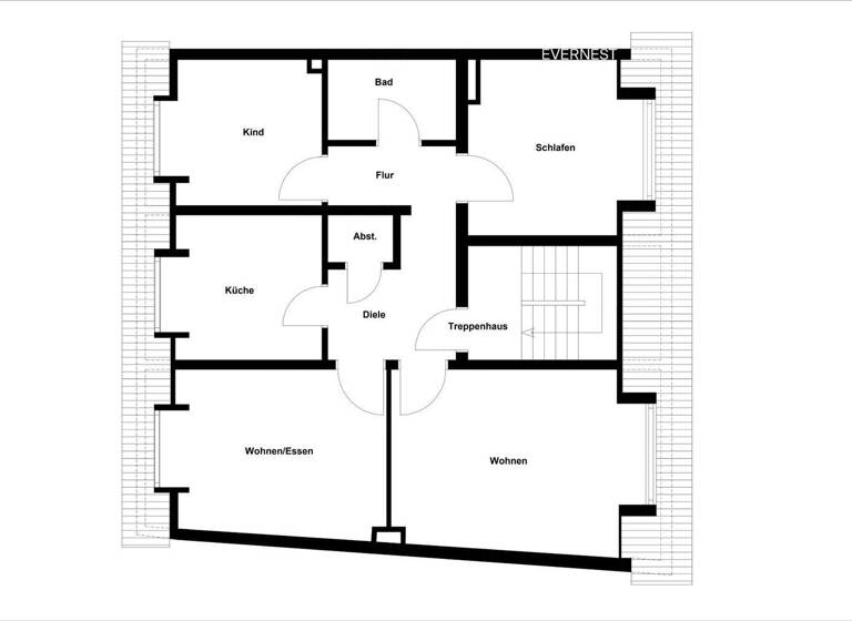 Wohnung zum Kauf 173.000 € 4 Zimmer 83,1 m² 3. Geschoss Bulmke-Hüllen Gelsenkirchen 45888