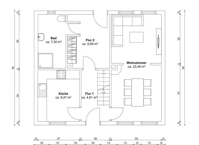 Einfamilienhaus zum Kauf 278.000 € 5 Zimmer 102 m² 405 m² Grundstück Garding 25836