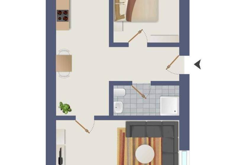 Wohnung zum Kauf 99.000 € 2 Zimmer 60 m² EG Laßnitz 8523