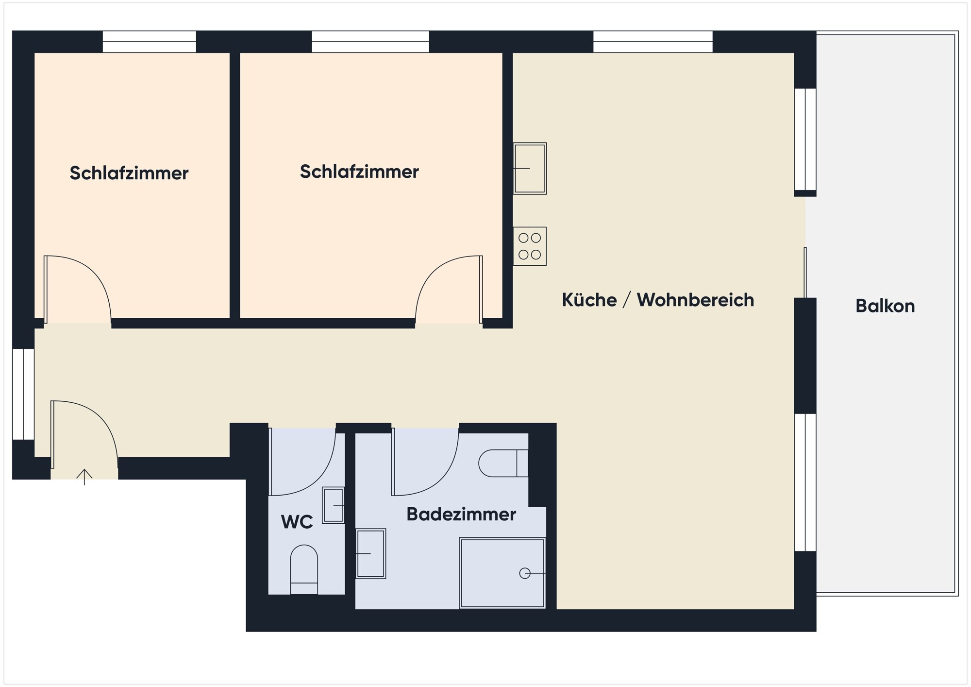 Wohnung zum Kauf 3 Zimmer 66,1 m²<br/>Wohnfläche 1.<br/>Geschoss Oberboden 137 Schröcken 6888