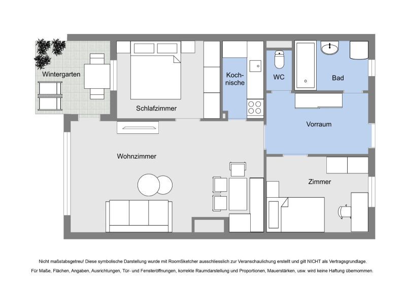 Wohnung zum Kauf 198.000 € 3 Zimmer 72 m²<br/>Wohnfläche 2.<br/>Geschoss St. Martin Klagenfurt(Stadt) 9020