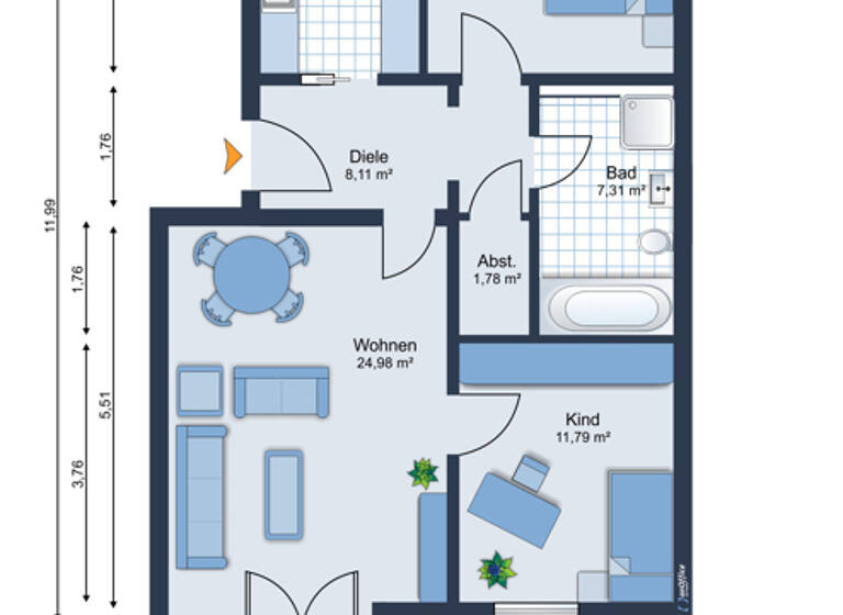 Wohnung zum Kauf 464.000 € 3 Zimmer 80 m² Steigenberg Penzberg 82377