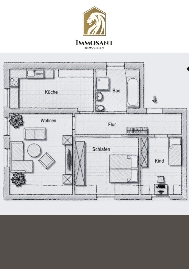 Wohnung zum Kauf 181.500 € 3 Zimmer 65 m²<br/>Wohnfläche 4.<br/>Geschoss Murg Murg 79730