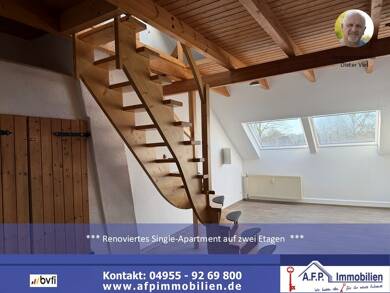 Wohnung zur Miete 490 € 2 Zimmer 50 m² Dachgeschoss Steenfelde Westoverledingen 26810