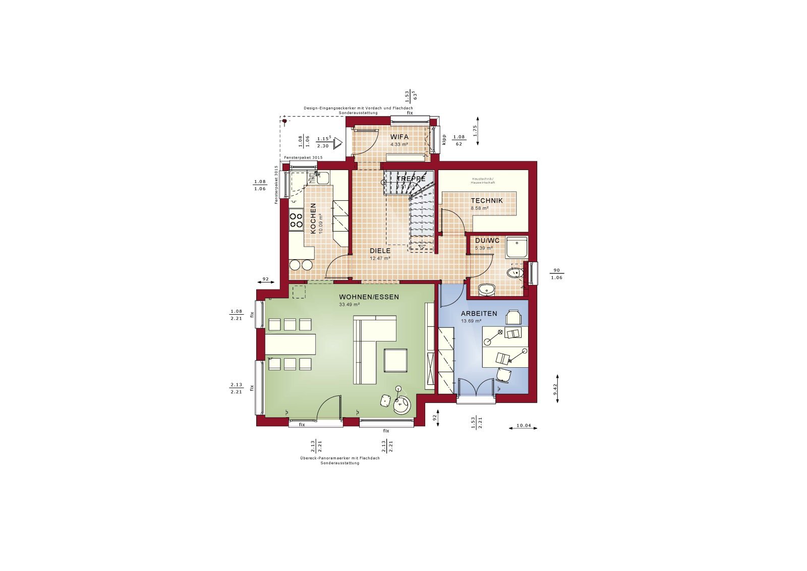 Einfamilienhaus zum Kauf 682.191 € 6 Zimmer 168 m²<br/>Wohnfläche 602 m²<br/>Grundstück Epe Gronau Epe 48599