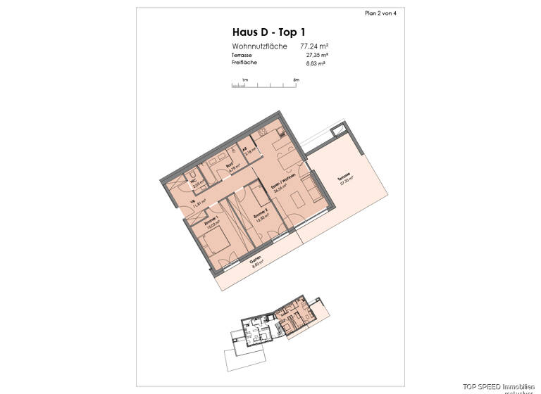 Wohnung zum Kauf 405.000 € 3 Zimmer 77,3 m² Sankt Martin am Tennengebirge 5522