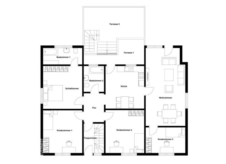 Einfamilienhaus zum Kauf 426.800 € 10 Zimmer 246,5 m² 692 m² Grundstück Lechtingen Wallenhorst 49134