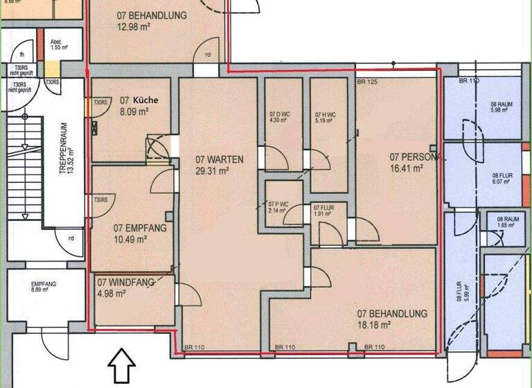 Praxisfläche zum Kauf 395.000 € 4 Zimmer 114 m² Bürofläche St. Peter-Ording / Bad St. Peter 25826