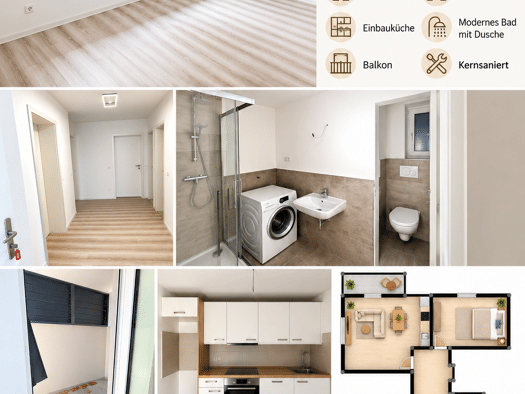 Terrassenwohnung zur Miete 790 € 2 Zimmer 52 m² 50 Geschosse frei ab 01.11.2026 Pfungstadt Pfungstadt 64319