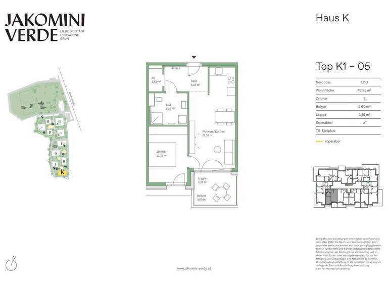 Wohnung zum Kauf - Erstbezug 255.000 € 2 Zimmer 1. Geschoss Kasernstraße Jakomini Graz 8010