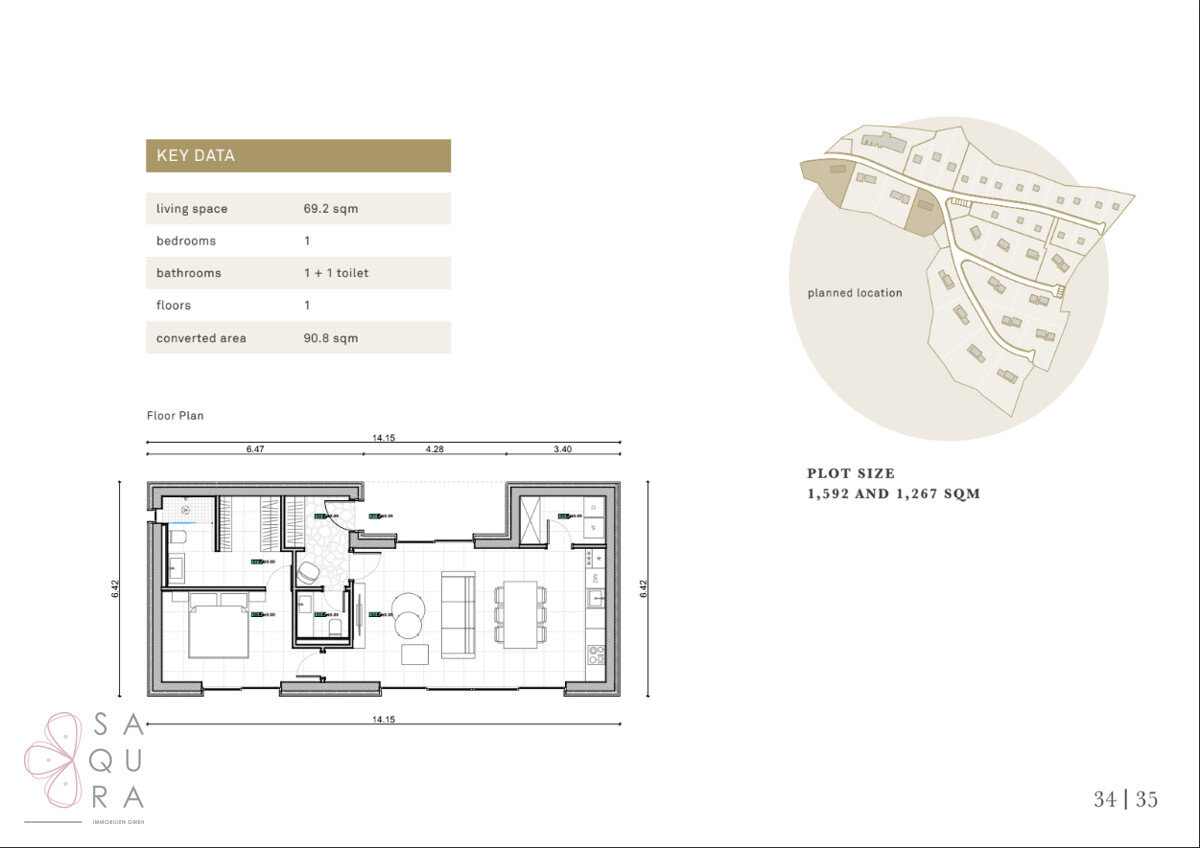 Villa zum Kauf 379.900 € 2 Zimmer 69,2 m²<br/>Wohnfläche Lipovo Kolasin