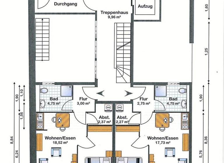 Wohnung zur Miete 990 € 2 Zimmer 60 m² 1. Geschoss frei ab 01.05.2026 Homburg 66424