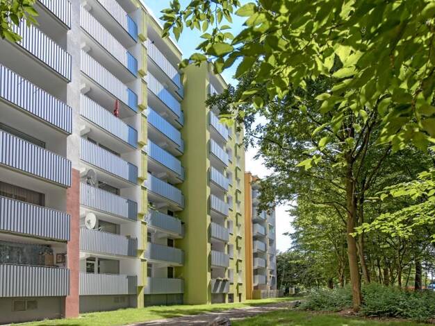 Wohnung zur Miete 969 € 3 Zimmer 81 m² 4. Geschoss frei ab 11.10.2026 Fürstenberger Straße 17 Hassels Düsseldorf 40599