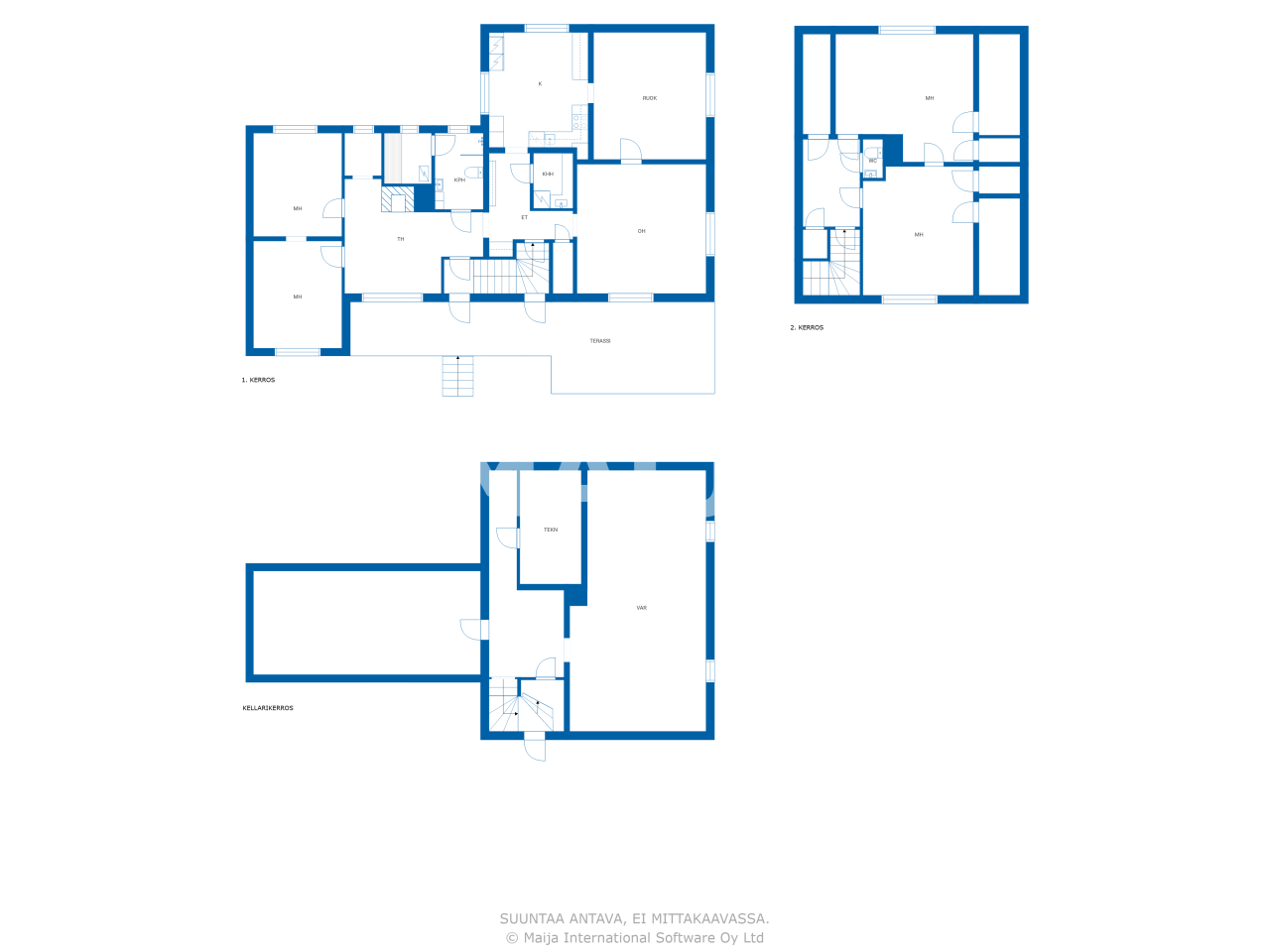 Einfamilienhaus zum Kauf 262.000 € 7 Zimmer 211 m²<br/>Wohnfläche 2.691 m²<br/>Grundstück Kuninkaantie 93 Vaasa 65320