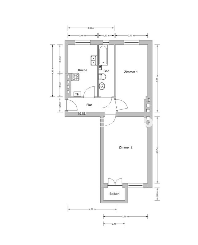 Studio zur Miete 725 € 2 Zimmer 56 m²<br/>Wohnfläche 2.<br/>Geschoss Neukölln 12049