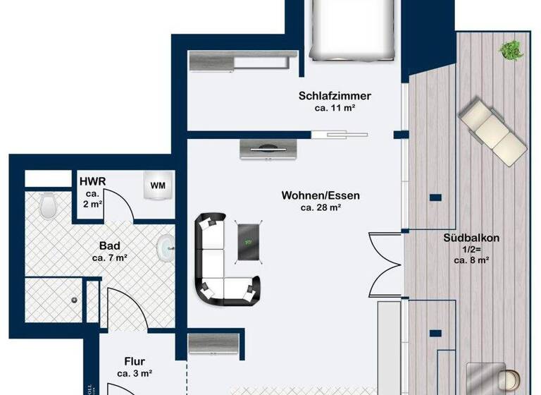 Wohnung zum Kauf 539.000 € 2 Zimmer 59,3 m² 3. Geschoss Ottensen Hamburg / Ottensen 22763