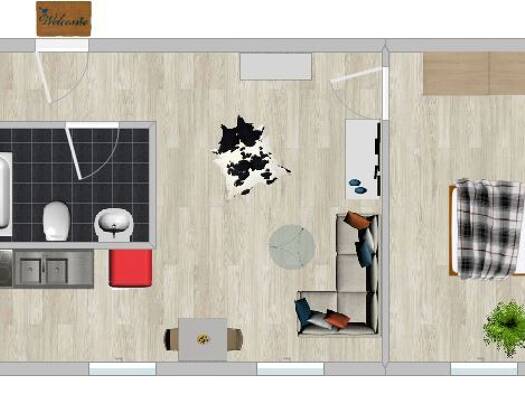 Wohnung zur Miete 260 € 2 Zimmer 37 m² 2. Geschoss Bahnhofsvorstadt Zwickau 08056