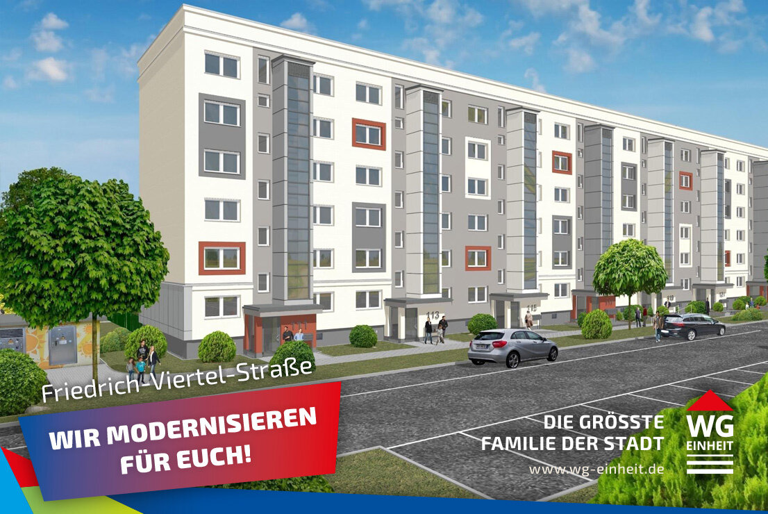 Wohnung zur Miete 454 € 2 Zimmer 60,6 m²<br/>Wohnfläche EG<br/>Geschoss 01.10.2025<br/>Verfügbarkeit Friedrich-Viertel-Str. 125 Hutholz 640 Chemnitz 09123