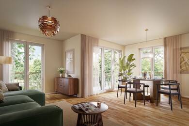 Terrassenwohnung zum Kauf - Neubau provisionsfrei 651.000 € 3 Zimmer 63,3 m² 1. Geschoss Lerchenstraße Ecke Ponkratzstrasse Feldmoching-Hasenbergl München 80995