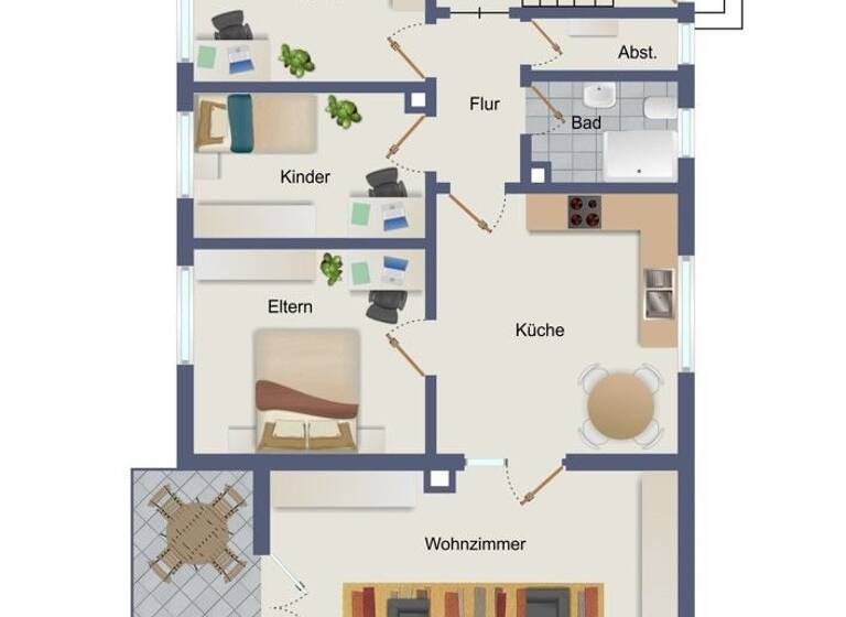 Wohnung zum Kauf 249.000 € 4 Zimmer 99 m²<br/>Wohnfläche Saltendorf Teublitz 93158