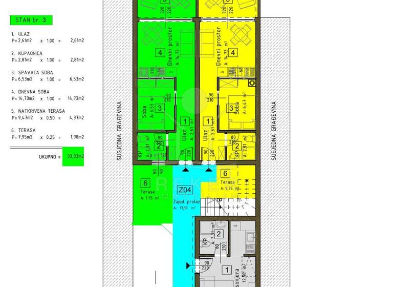 Wohnung zum Kauf 132.000 € 2 Zimmer 43,1 m² 1. Geschoss Omisalj 51511