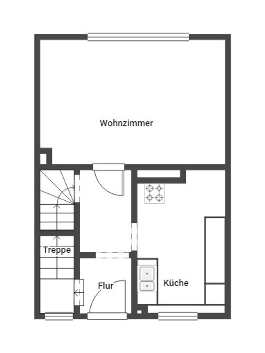 Reihenmittelhaus zum Kauf 249.000 € 4 Zimmer 110,1 m²<br/>Wohnfläche 137,1 m²<br/>Grundstück Triebseer Siedlung Stralsund 18437