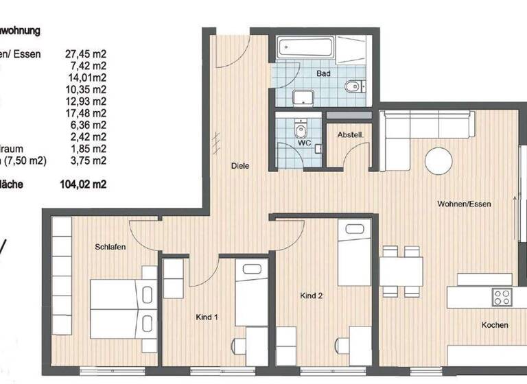 Wohnung zur Miete - Erstbezug 2.180 € 4 Zimmer 104 m² 3. Geschoss frei ab sofort Partenkirchen Garmisch-Partenkirchen 82467
