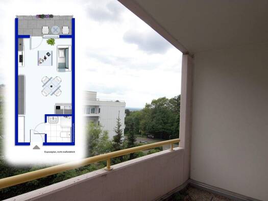 Studio zum Kauf 115.000 € 1 Zimmer 26,8 m² 3. Geschoss Boxberg Heidelberg 69126