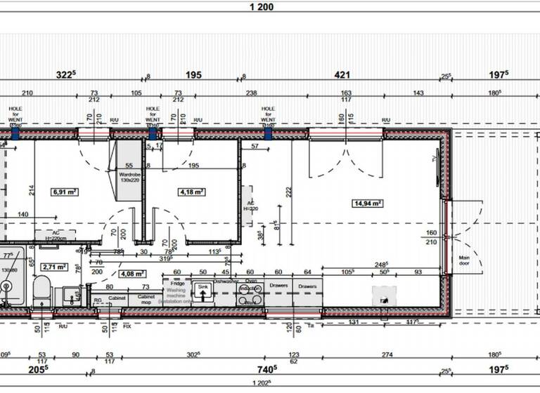 Bungalow zum Kauf - Erstbezug provisionsfrei 190.580 € 3 Zimmer 40 m² 343 m² Grundstück Schwaan 18258