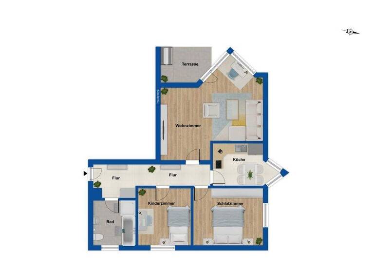 Wohnung zum Kauf 179.000 € 3 Zimmer 77 m² Gifhorn 38518