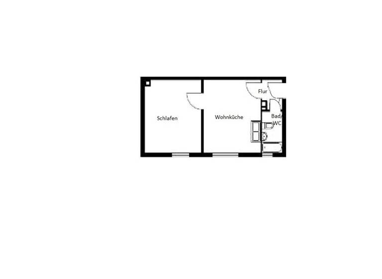 Studio zur Miete 453 € 1 Zimmer 33 m² 3. Geschoss frei ab 18.04.2026 Elisabethstr. 31 Lechhausen Augsburg 86167