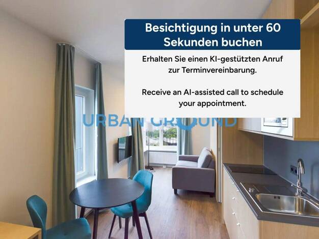 Studio zur Miete 1.075 € 2 Zimmer 30 m² 15. Geschoss frei ab 01.04.2026 Lehrter Straße Moabit Berlin 10557